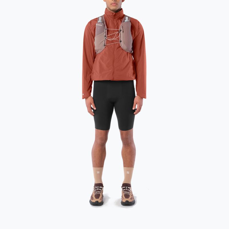 Férfi futókabát Salomon Shakeout Fly burnt umber 2