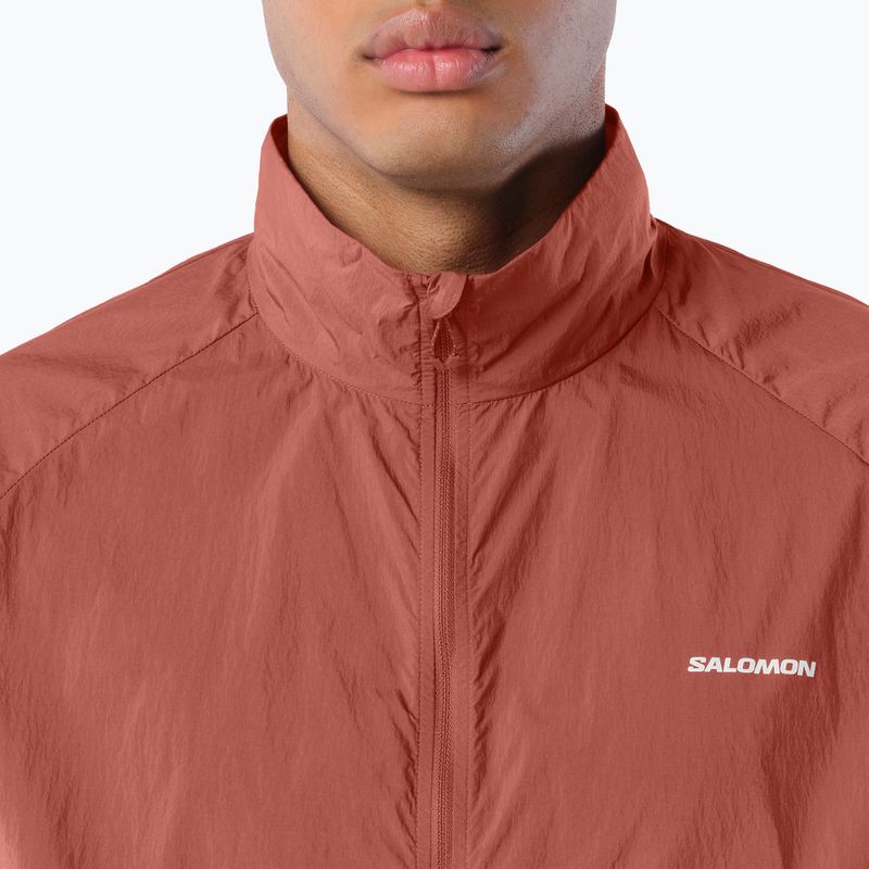 Férfi futókabát Salomon Shakeout Fly burnt umber 5