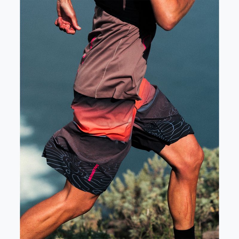 Női futónadrág Salomon Shortney 10" Shorts rose taupe 7