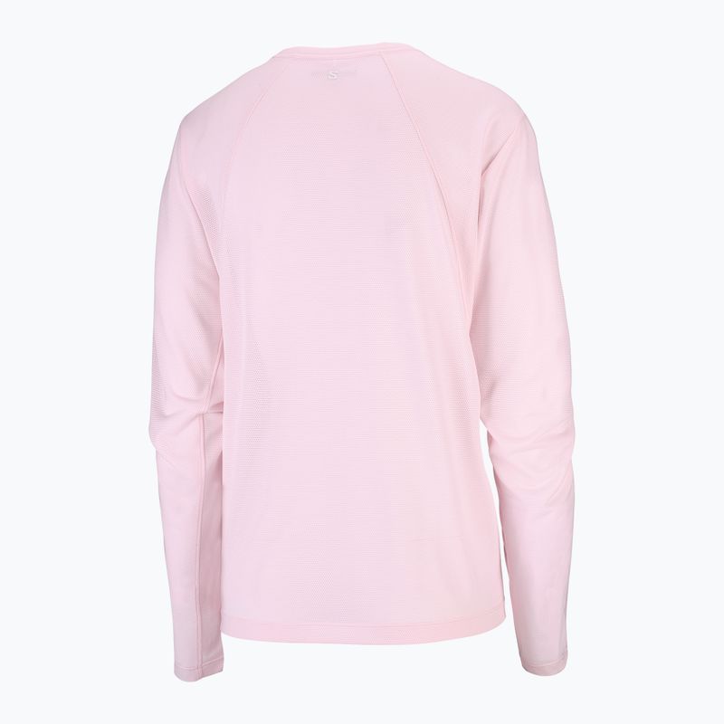 Női hosszú ujjú póló futáshoz Salomon Shakeout Core LS Tee icy pink 5