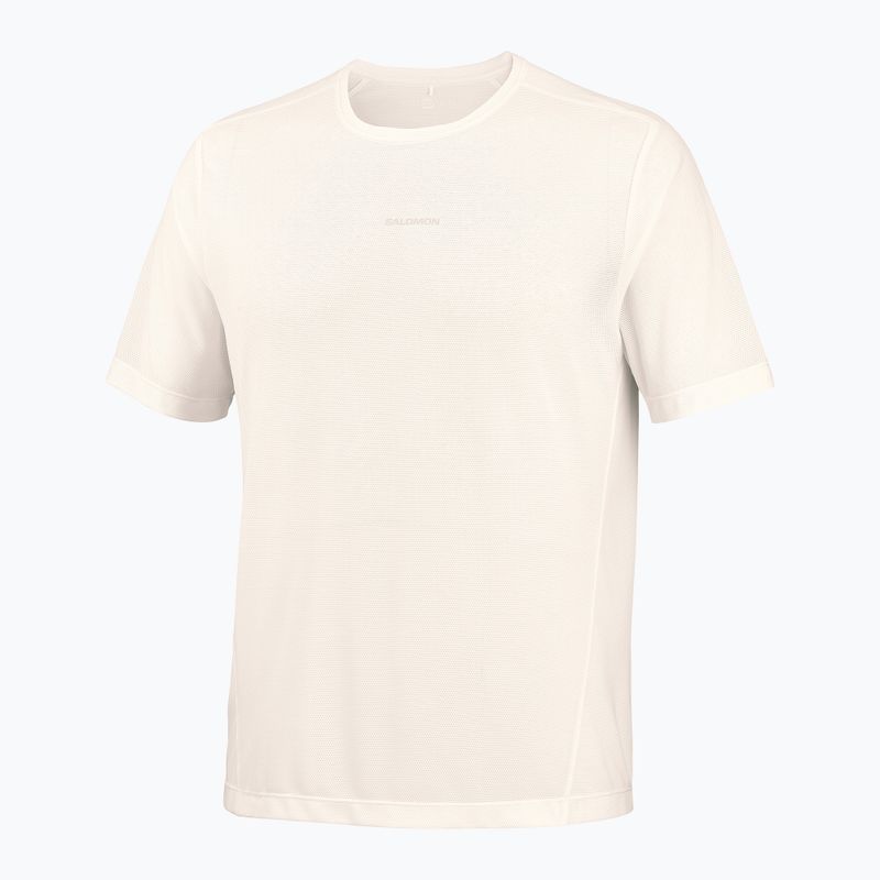 Férfi futó póló Salomon Shakeout Core GFX SS Tee whisper white/pink frosting 5