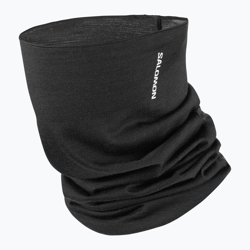 Csősál Salomon Merino Neck Gaiter deep black