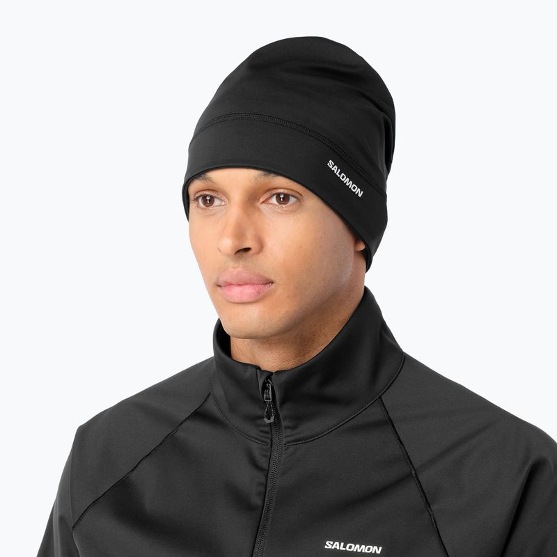 Futósapka Salomon Run Tech Beanie deep black 2