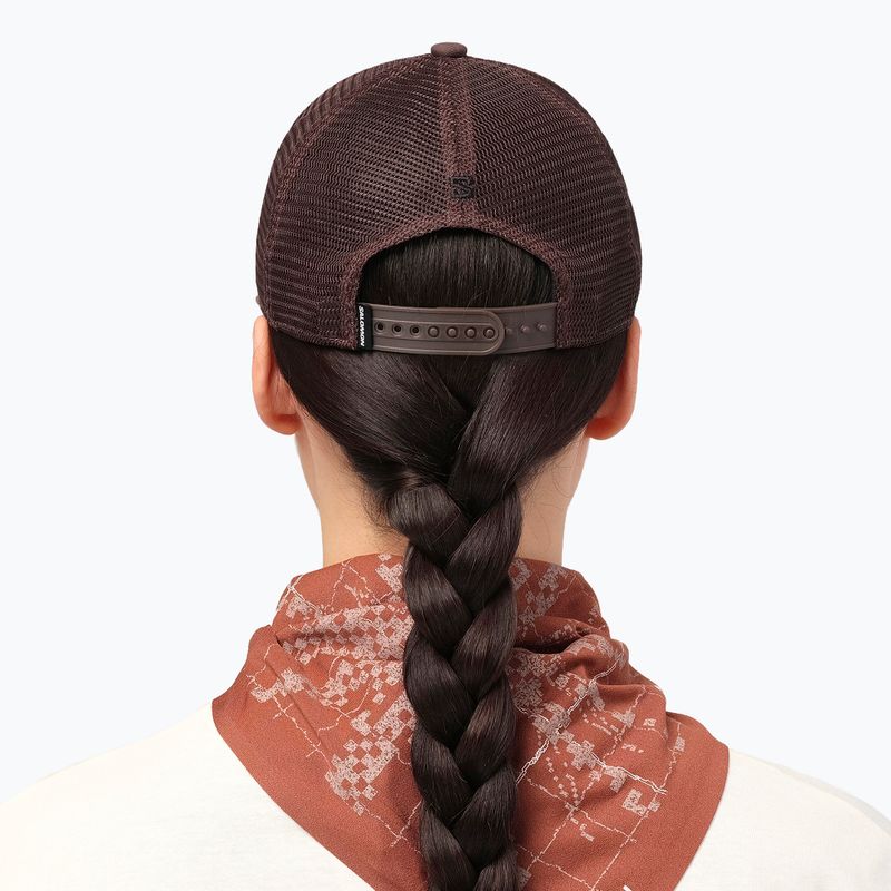 Ellenzős sapka Salomon Logo Trucker coffee bean 5