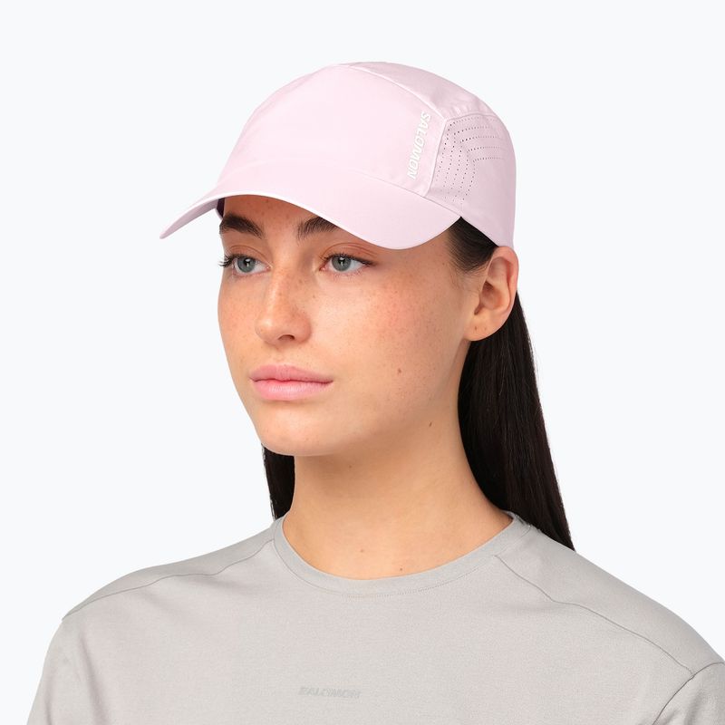 Ellenzős sapka Salomon Shakeout icy pink 4