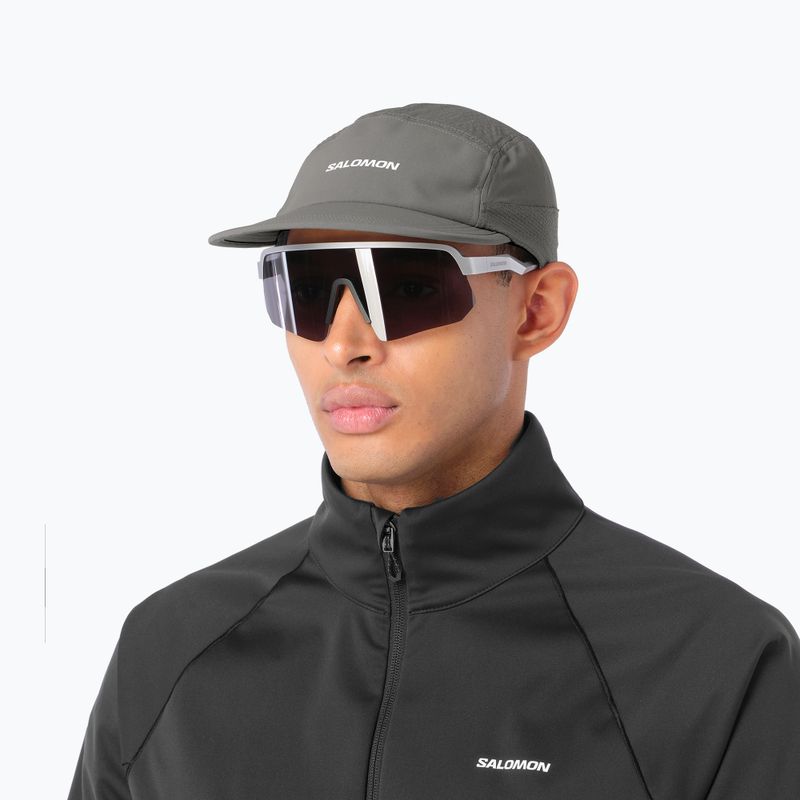 Ellenzős sapka Salomon Sense Aero castor gray 2