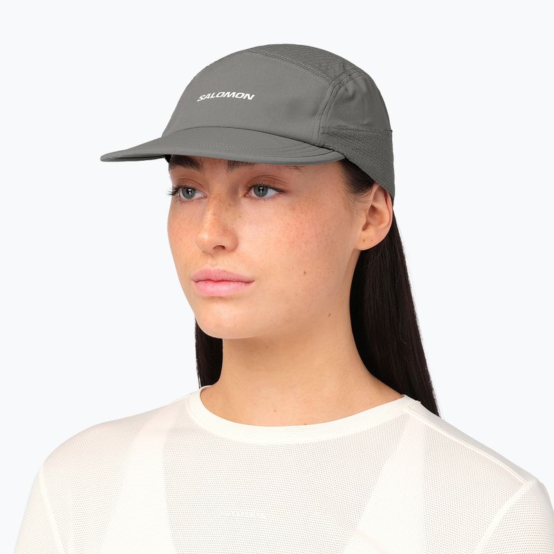 Ellenzős sapka Salomon Sense Aero castor gray 4