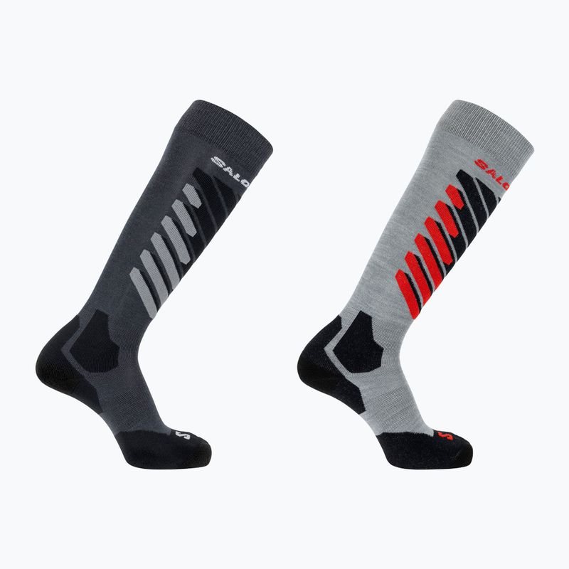 Sízokni Salomon S/Access 2-Pack anthracite/light grey
