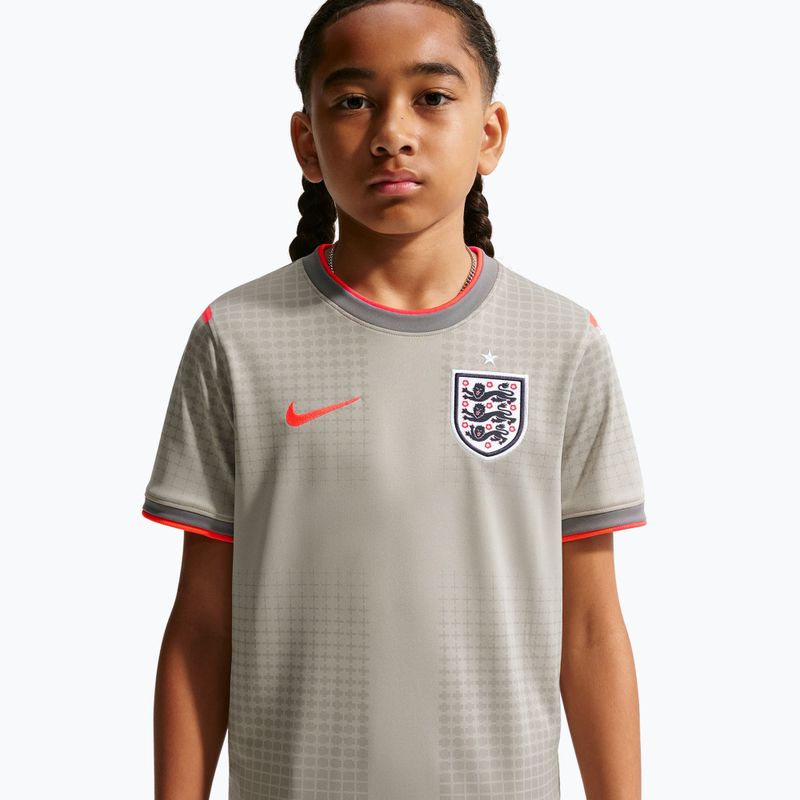Gyerek focimez Nike England Pre-Match pewter grey/bright crimson 5