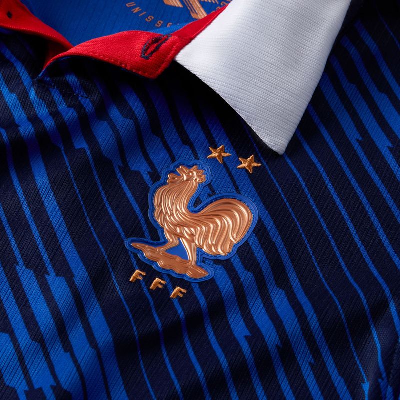 Gyerek focimez Nike FFF 2026 Stadium Home game royal/metallic copper 3