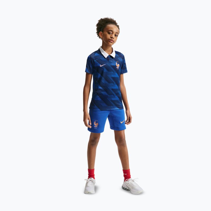 Gyerek focimez Nike FFF 2026 Stadium Home game royal/metallic copper 6