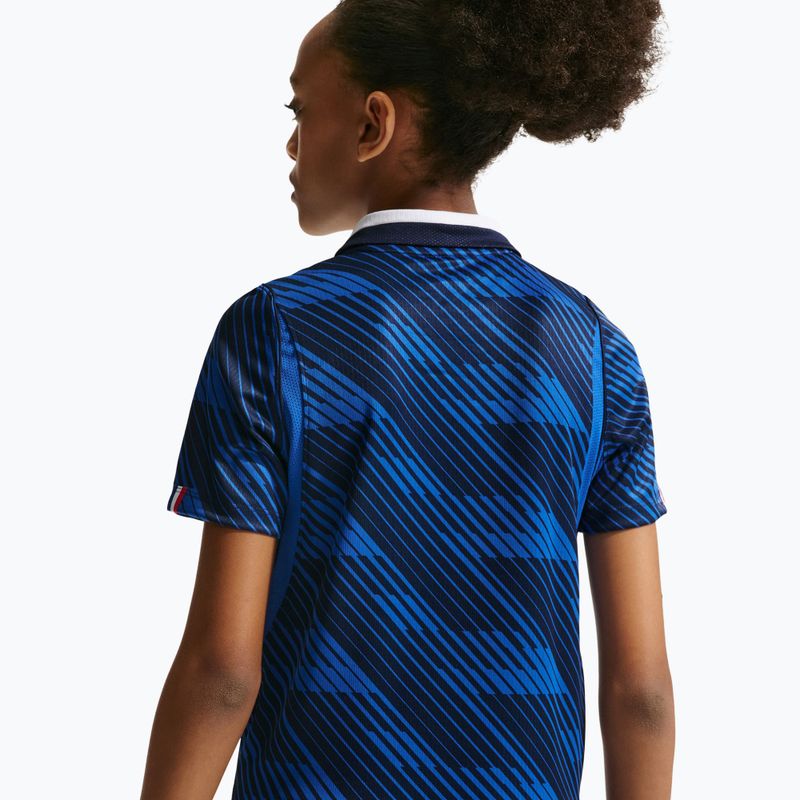 Gyerek focimez Nike FFF 2026 Stadium Home game royal/metallic copper 9