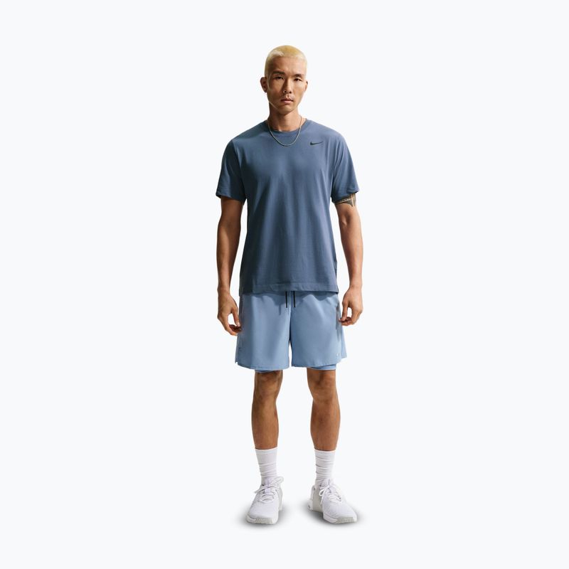 Férfi póló Nike Dri-Fit diffused blue/black 2