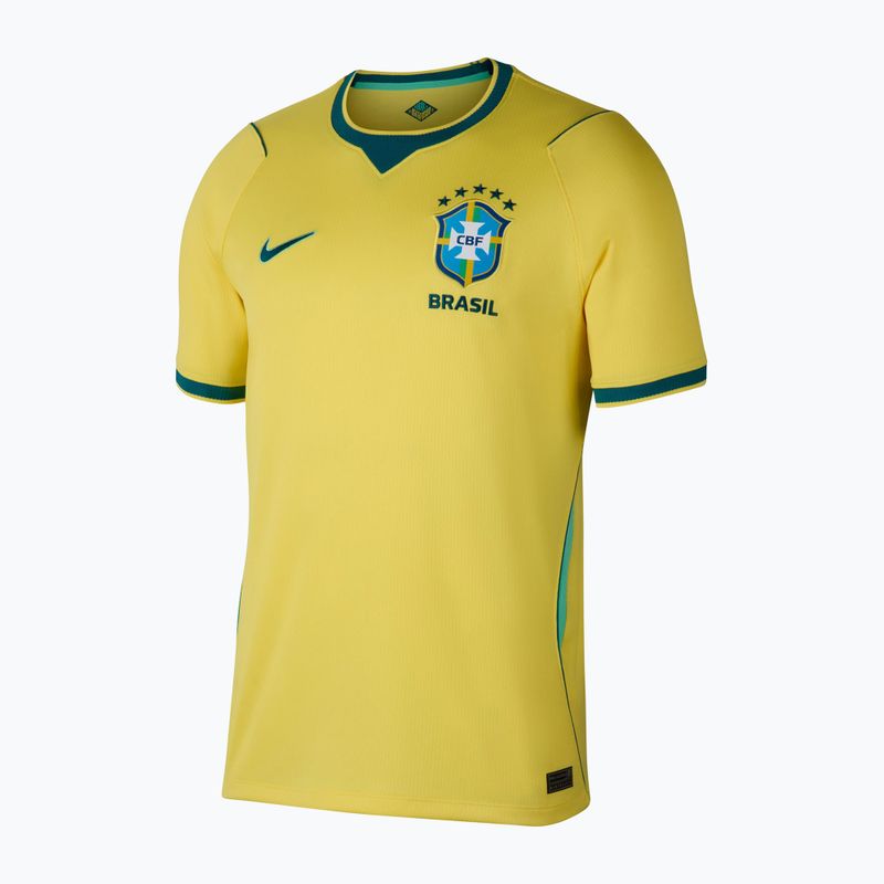Férfi focimez Nike Brazil 2026 Stadium Home Soccer Replica canary/light menta/geode teal 7