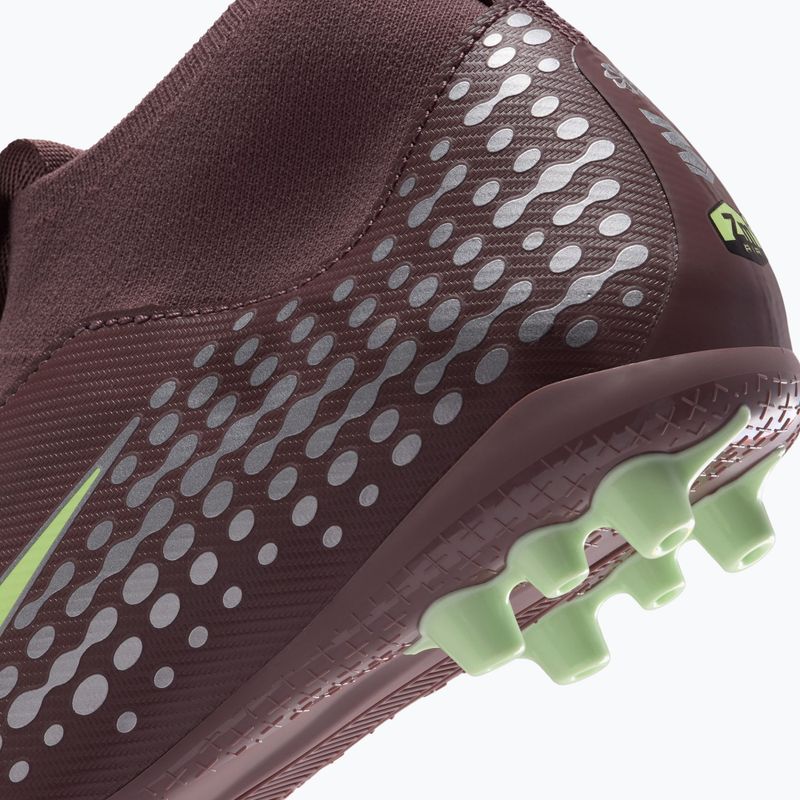 Gyerek focicipő Nike Zoom Superfly 10 Academy Kylian Mbappe AG plum eclipse/metallic silver 6