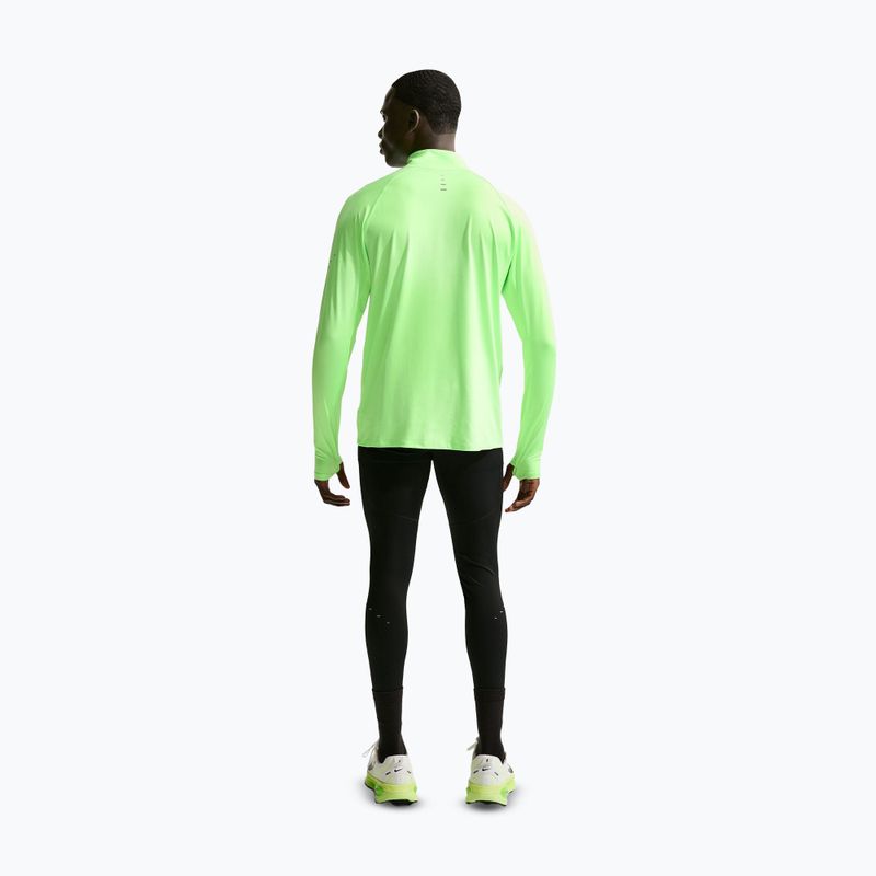 Férfi futófelső Nike Stride 1/4 Zip Dri-Fit lime blast 3