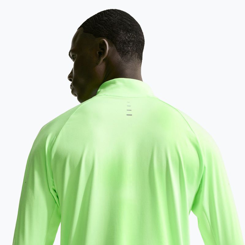 Férfi futófelső Nike Stride 1/4 Zip Dri-Fit lime blast 4