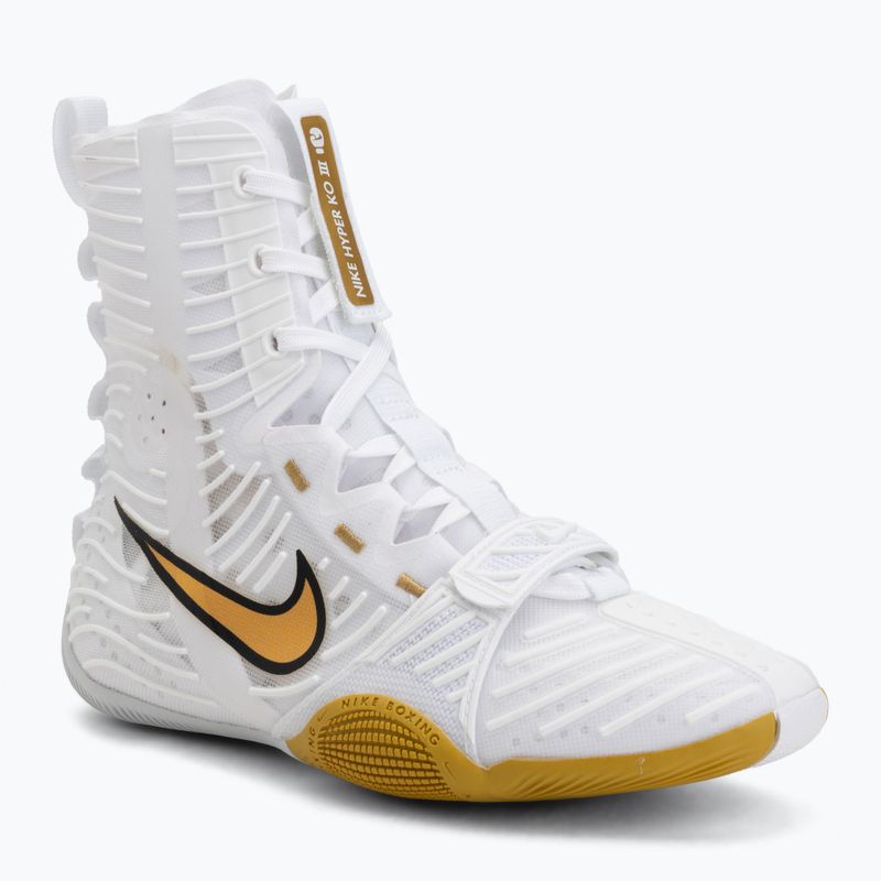 Bokszcipő Nike HyperKo 3 white/metallic gold