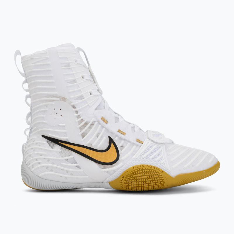 Bokszcipő Nike HyperKo 3 white/metallic gold 2