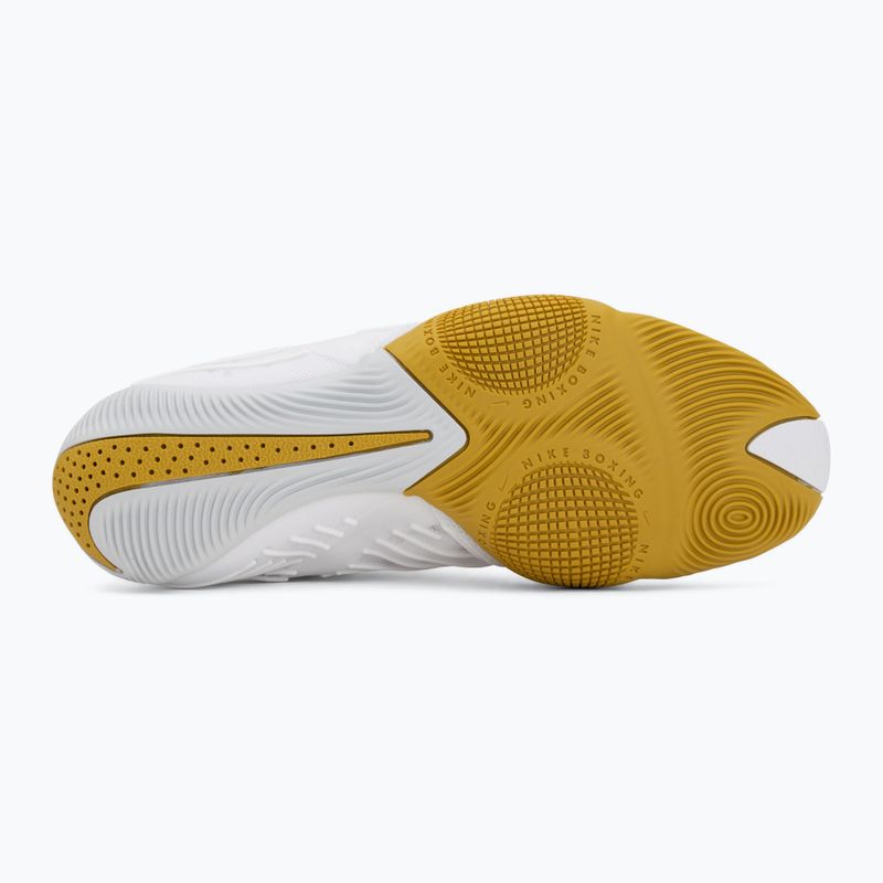Bokszcipő Nike HyperKo 3 white/metallic gold 4