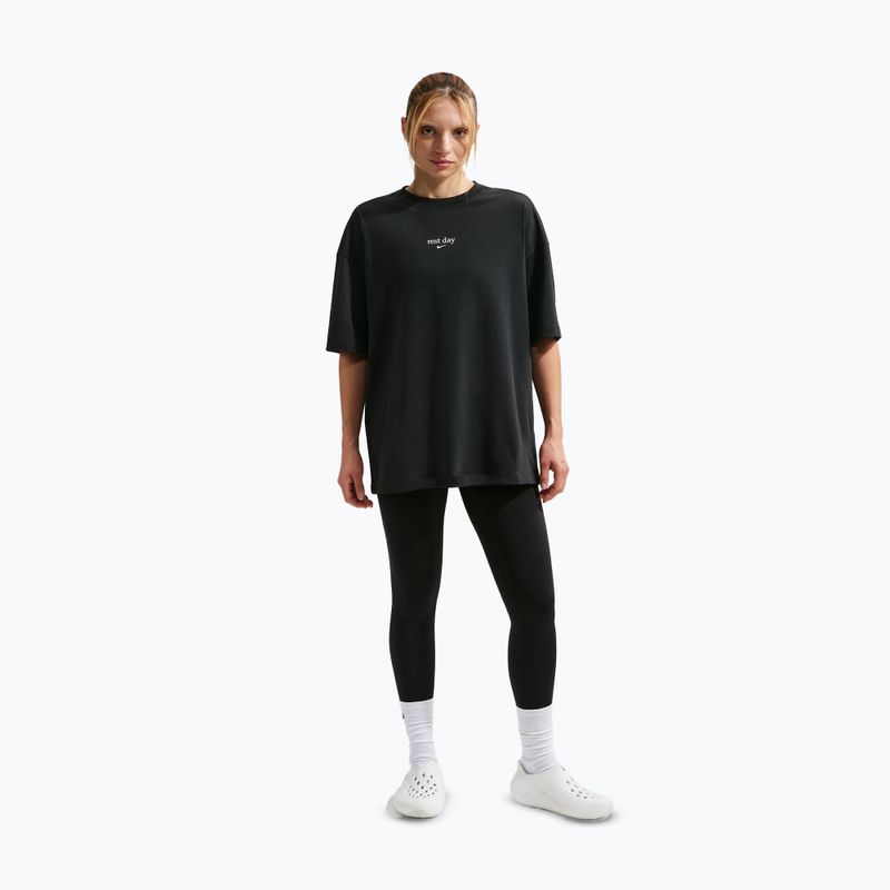 Női póló Nike Dri-Fit black/white/white 2