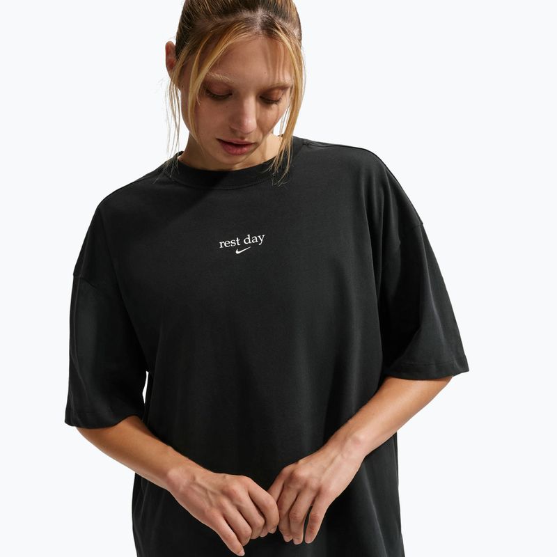Női póló Nike Dri-Fit black/white/white 4