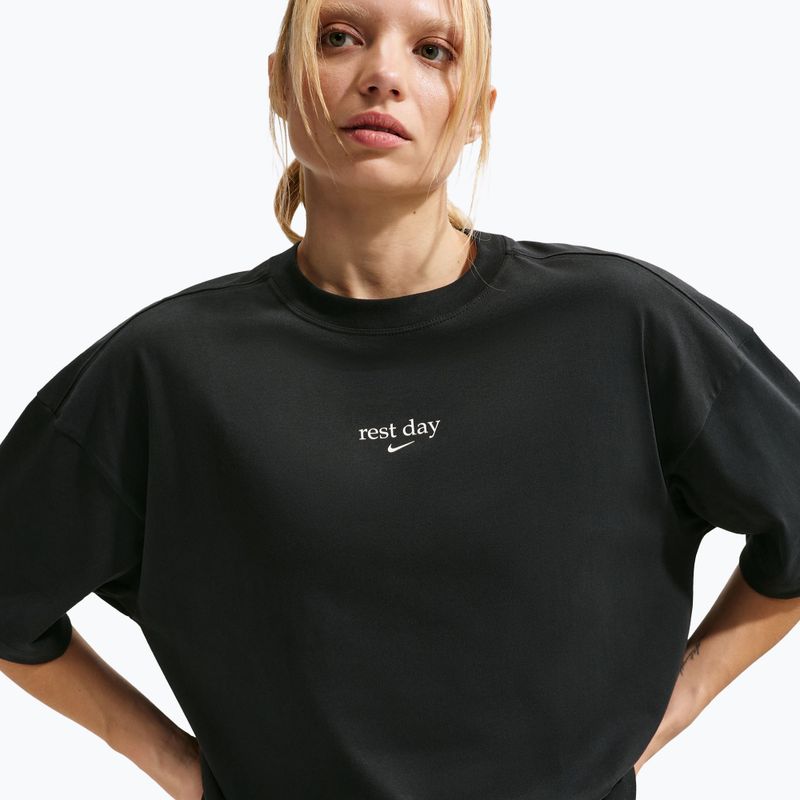 Női póló Nike Dri-Fit black/white/white 5