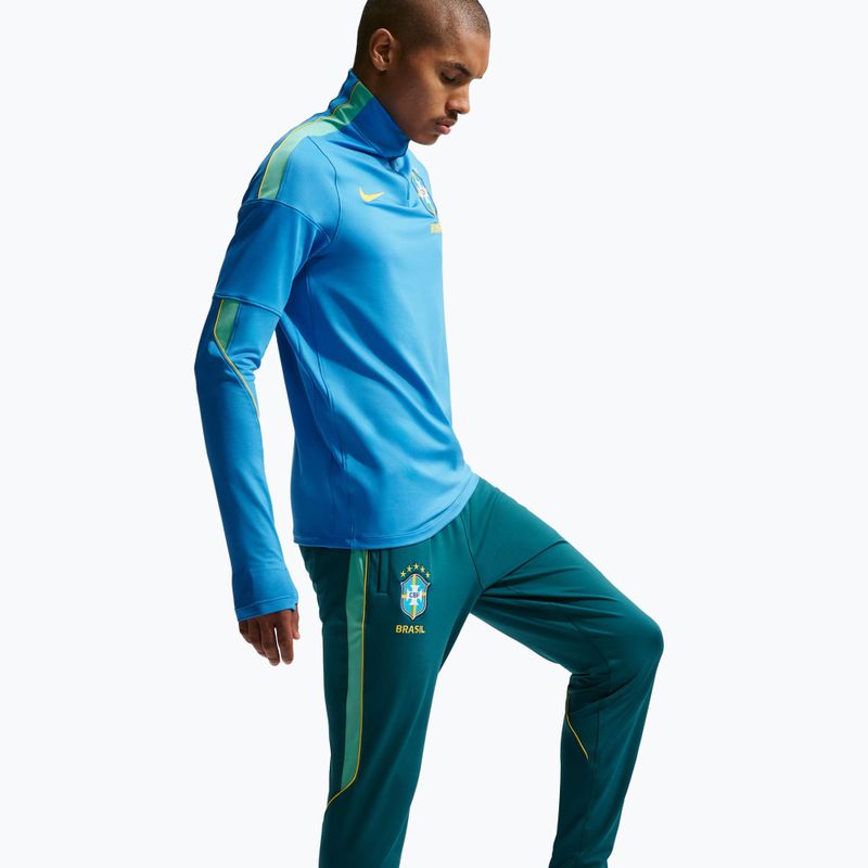 Férfi futballnadrág Nike Brazil Strike geode teal/light mint/midwest gold 4