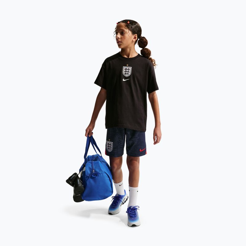 Gyerek futball rövidnadrág Nike England 2026 Stadium Away obsidian/speed red/white/speed red 2