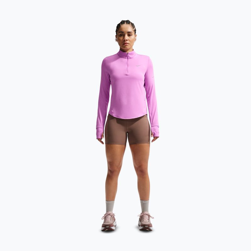 Női futófelső Nike Swift Dri-FIT UV 1/4-Zip light magenta 2