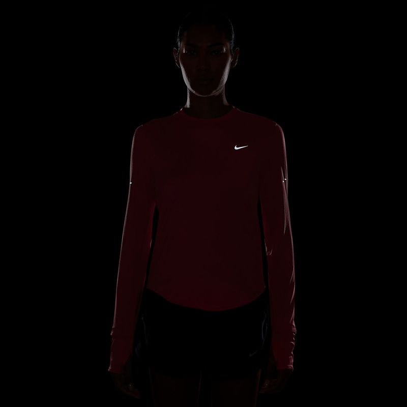 Női hosszú ujjú futópóló Nike Swift Dri-Fit UV sea coral 4