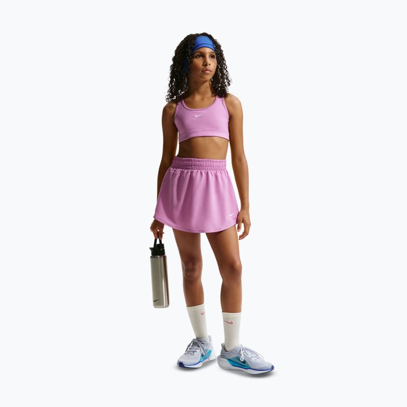 Gyermek edzőmelltartó Nike Swoosh light magenta/white 2