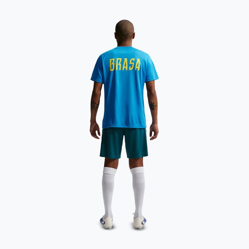 Férfi futball rövidnadrág Nike Brazil Strike geode teal/light mint/midwest gold 3