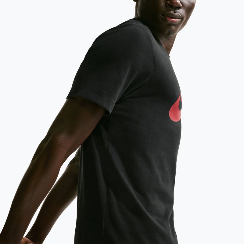 Férfi póló Nike Dri-Fit Running black/team crimson 6