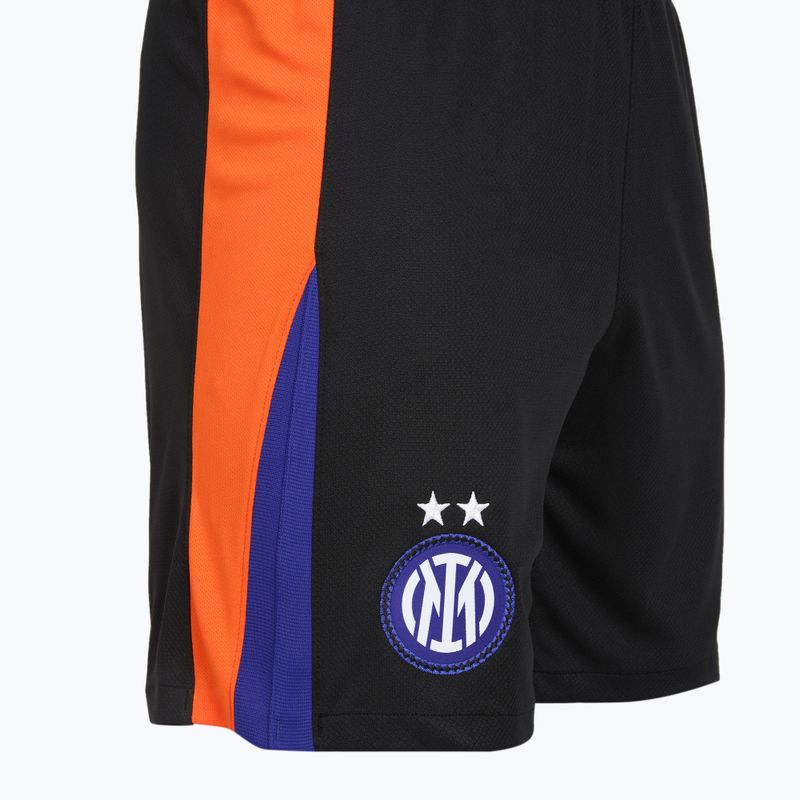 Férfi labdarúgó rövidnadrág Nike Inter Milan Stadium SE black/safety orange 3