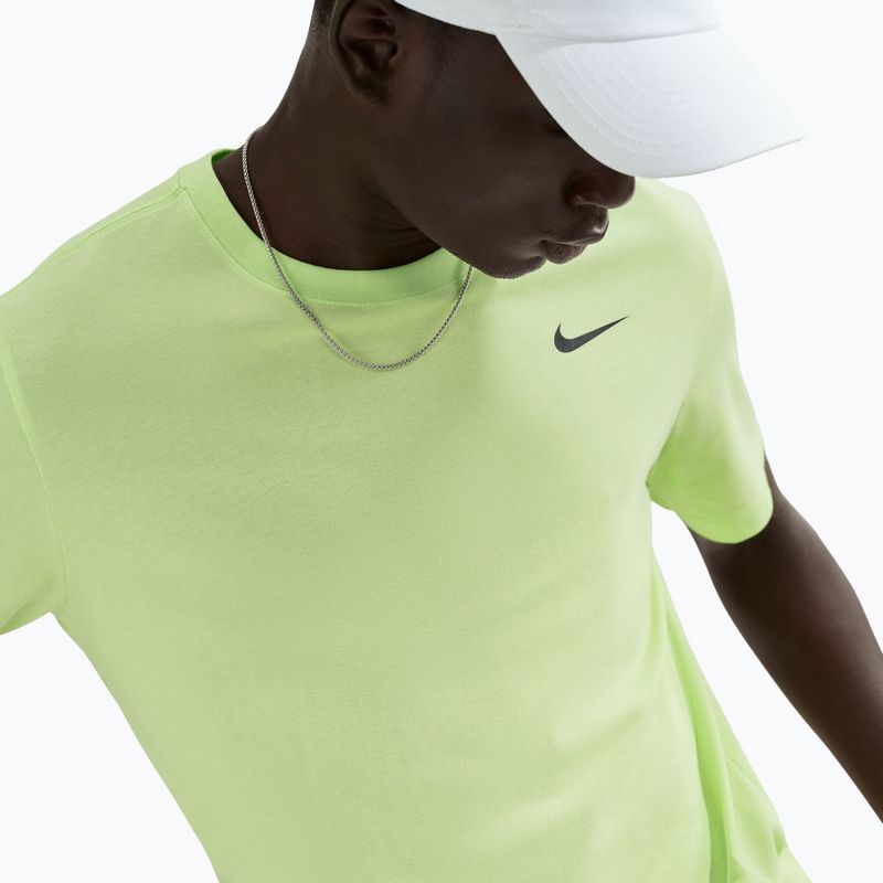 Férfi póló Nike Dri-Fit light liquid/lime/black 4