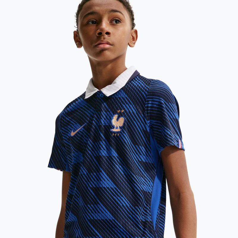 Gyerek focimez Nike FFF 2026/27 Match Home game royal/metallic copper 7