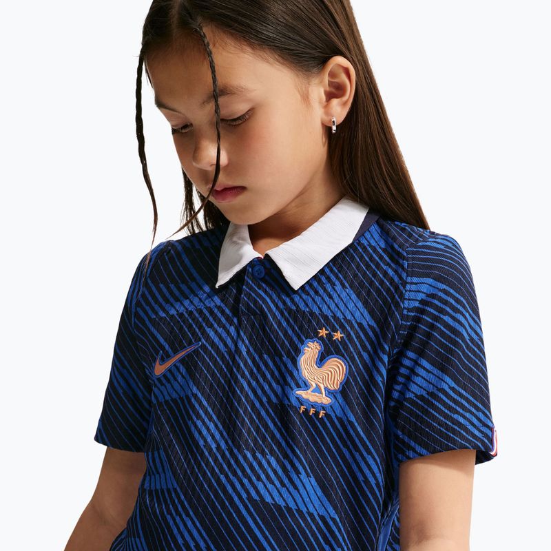Gyerek focimez Nike FFF 2026/27 Match Home game royal/metallic copper 9