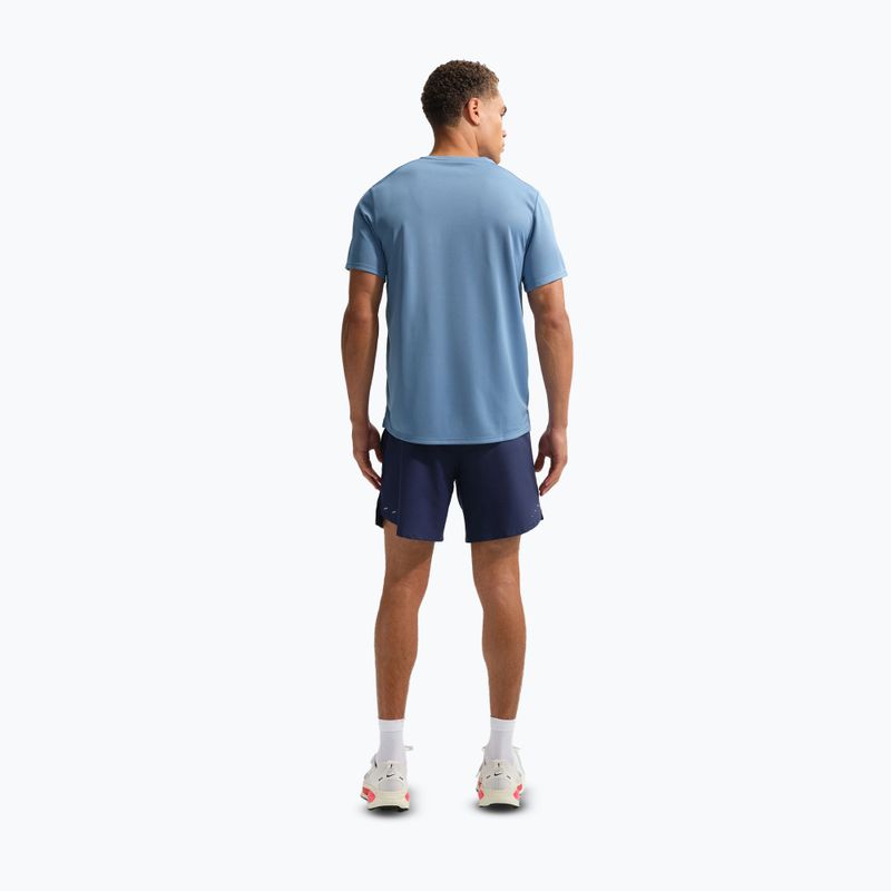 Férfi futópóló Nike Miler Dri-Fit UV work blue 3