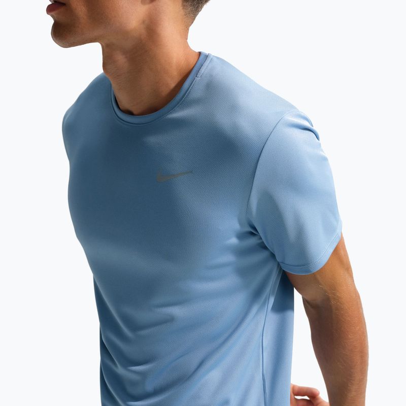 Férfi futópóló Nike Miler Dri-Fit UV work blue 5