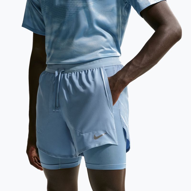 Férfi futónadrág Nike Stride Dri-Fit Hybrid 5" work blue 5