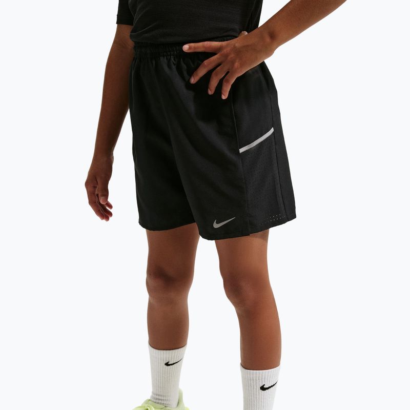 Gyerek rövidnadrág Nike Miler black/black 5