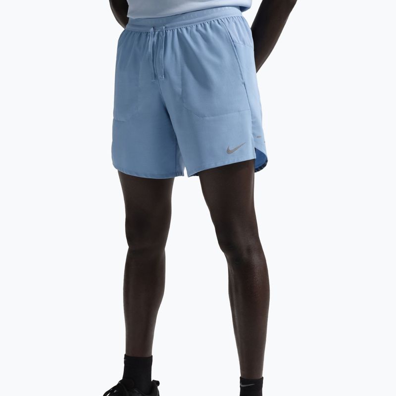 Férfi futóshort Nike Stride Dri-Fit Brief-Lined 7" work blue