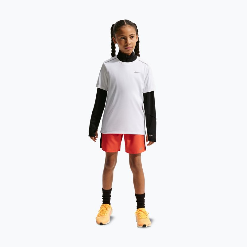 Gyermek póló Nike Miler white/white 2