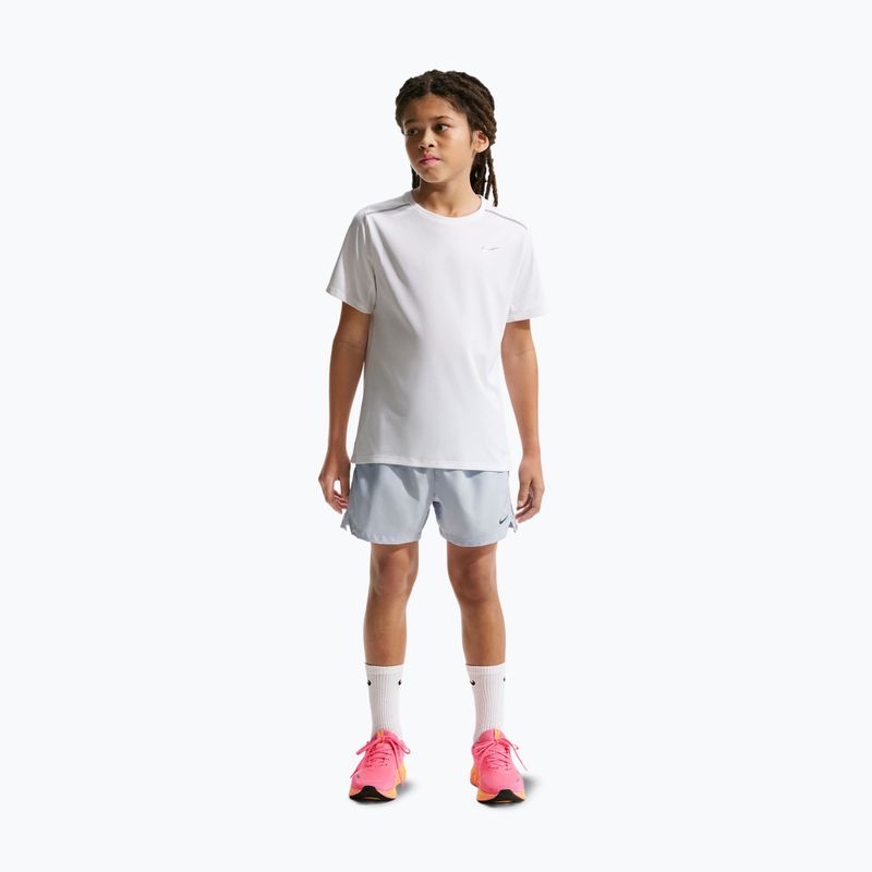 Gyermek póló Nike Miler white/white 5