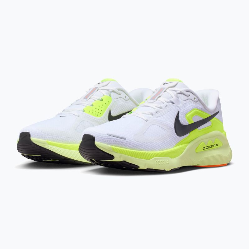 Nike Structure Plus férfi futócipő white/pure platinum/volt/black 3