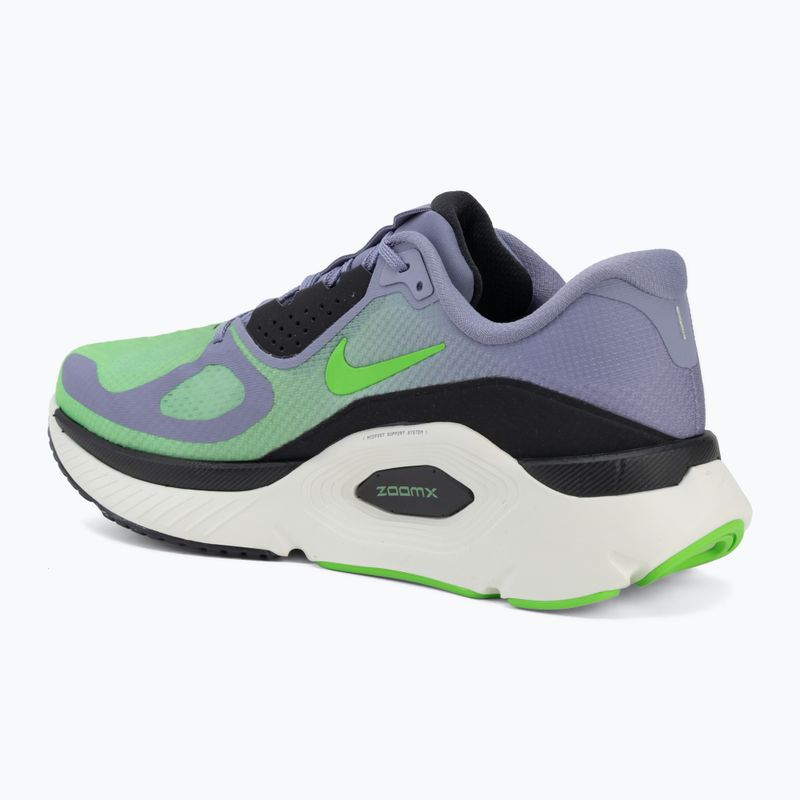 Nike Structure Plus férfi futócipő iron purple/off black-sail/voltage green 3