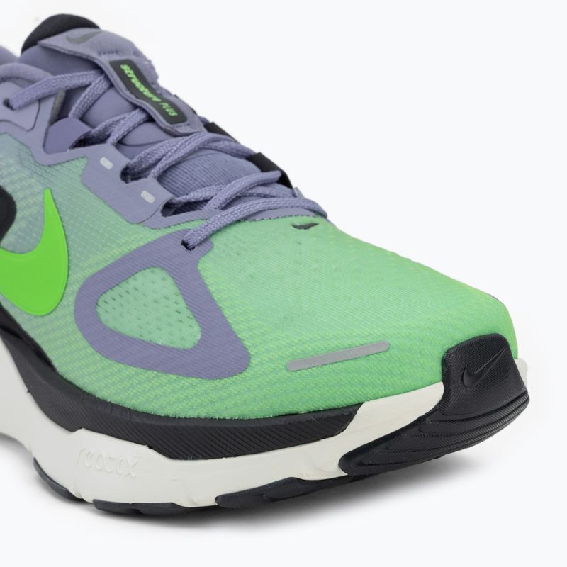 Nike Structure Plus férfi futócipő iron purple/off black-sail/voltage green 7
