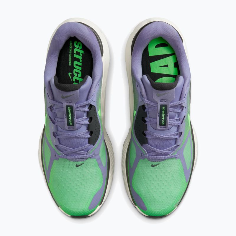 Nike Structure Plus férfi futócipő iron purple/off black-sail/voltage green 7