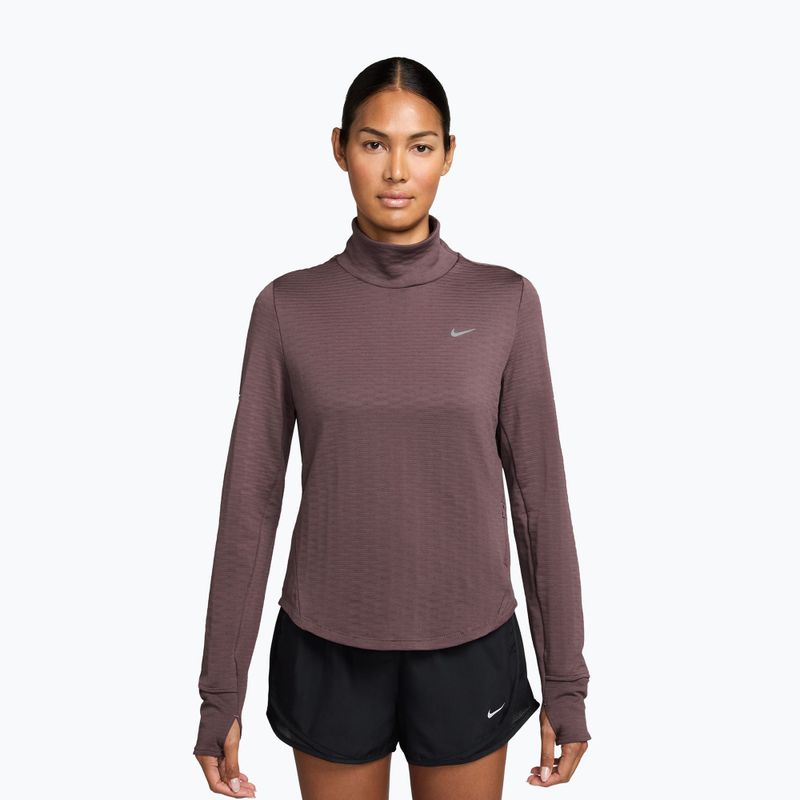 Női hosszú ujjú futófelső Nike Swift Therma-Fit Turtle Neck tattoo